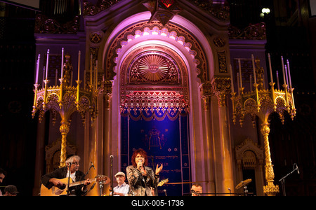 Élet Menete koncert-stock-foto