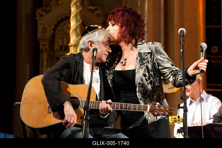 Élet Menete koncert-stock-foto