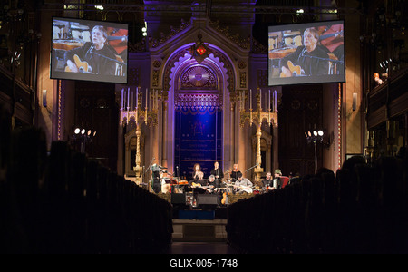 Élet Menete koncert-stock-foto