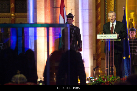 Belgium átadta az EU-elnökséget Magyarországnak-stock-foto