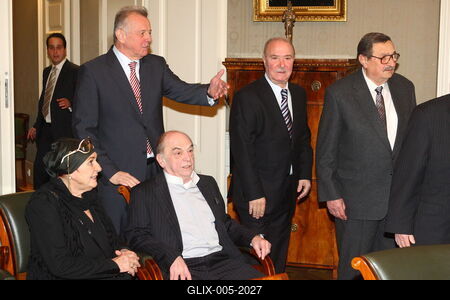 A nemzet színészeit fogadta az államfő-stock-foto