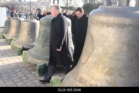 A Mátyás templom harangjai-stock-foto
