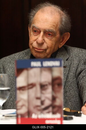 Paul Lendvai: Az eltékozolt ország - könyvbemutató-stock-foto