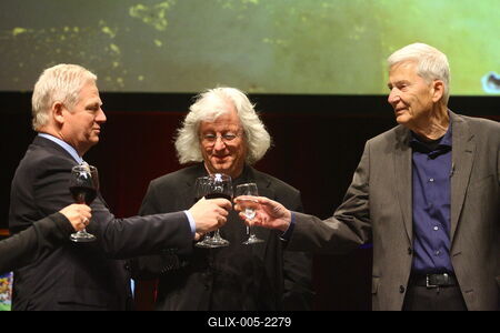 A Budapest Nagydíj átadása a Könyvfesztiválon-stock-foto