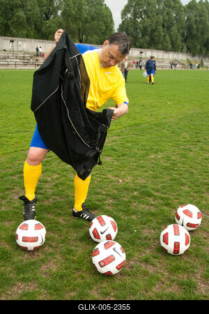 Puskás-Suzuki Kupa öregfiúk labdarúgó mérkőzés-stock-foto