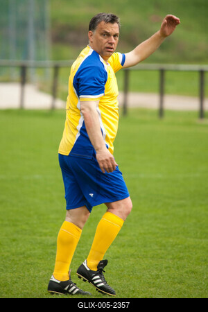 Puskás-Suzuki Kupa öregfiúk labdarúgó mérkőzés-stock-foto