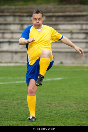 Puskás-Suzuki Kupa öregfiúk labdarúgó mérkőzés-stock-foto