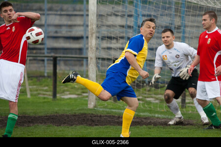 Puskás-Suzuki Kupa öregfiúk labdarúgó mérkőzés-stock-foto
