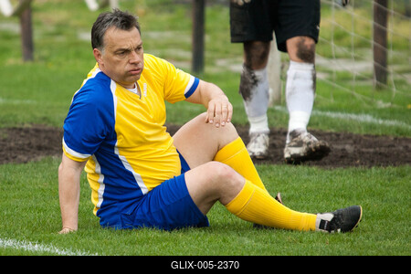 Puskás-Suzuki Kupa öregfiúk labdarúgó mérkőzés-stock-foto