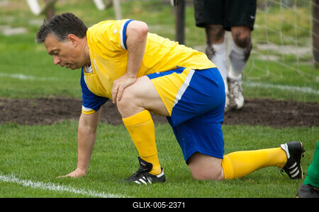 Puskás-Suzuki Kupa öregfiúk labdarúgó mérkőzés-stock-foto