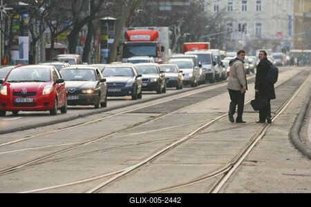 BKV sztrájk-stock-foto