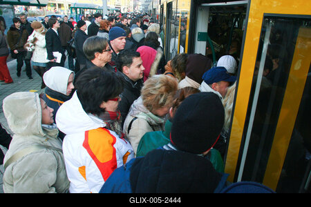 BKV sztrájk-stock-foto