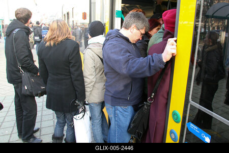 BKV sztrájk-stock-foto