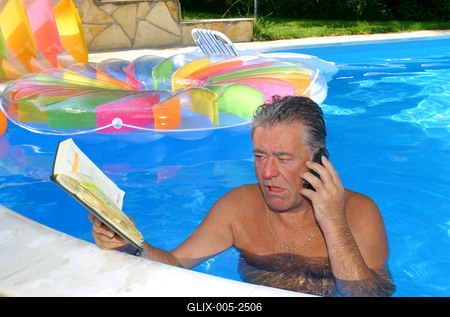 Bajor Imre és Koós János együtt nyaral-stock-foto