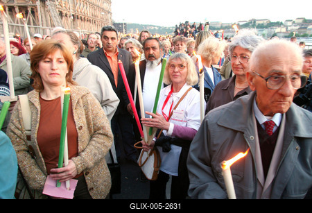 Békenap a Duna-parton-stock-foto