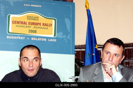 Közép-Európai Rali-stock-foto