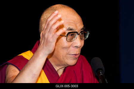A Dalai Láma Budapesten-stock-foto