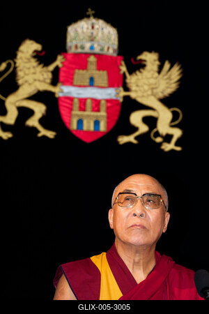 A Dalai Láma Budapesten-stock-foto