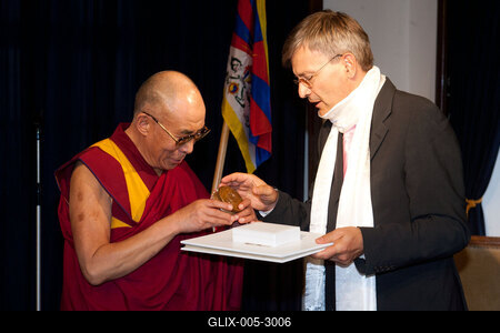 A Dalai Láma Budapesten-stock-foto