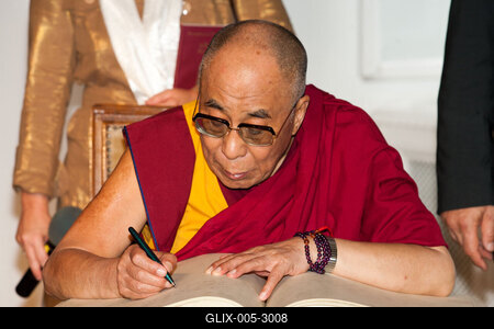 A Dalai Láma Budapesten-stock-foto