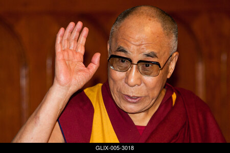 A Dalai Láma Budapesten-stock-foto