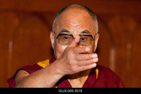 A Dalai Láma Budapesten-stock-foto