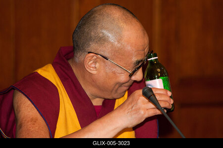 A Dalai Láma Budapesten-stock-foto