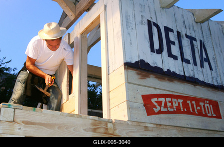 Delta-ház épült az Erzsébet téren-stock-foto