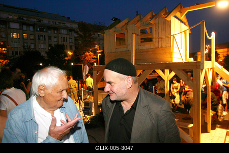 Delta-ház épült az Erzsébet téren-stock-foto