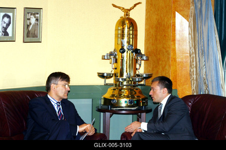 Demszky-Rogán egyeztetés a belvárosról-stock-foto