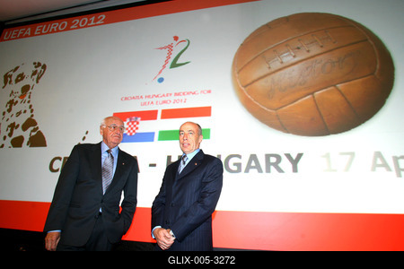 Labdarúgó EB pályázati bizottsági ülés-stock-foto