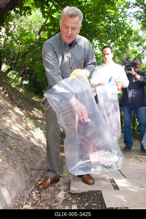 TeSzedd! akció Budapesten-stock-foto