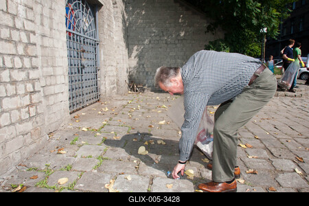 TeSzedd! akció Budapesten-stock-foto