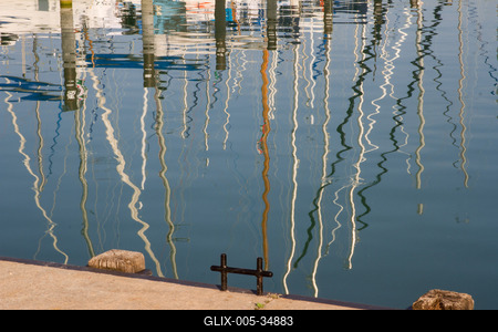 Balatonfüredi kikötő-stock-foto