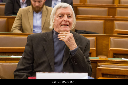 Konferencia a Parlamentben-stock-foto