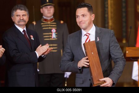 Kossuth-díj átadás a Parlamentben-stock-foto