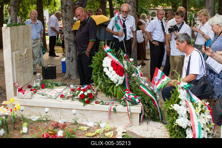 Petőfi Sándor temetése-stock-foto