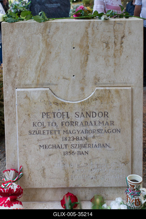 Petőfi Sándor temetése-stock-foto