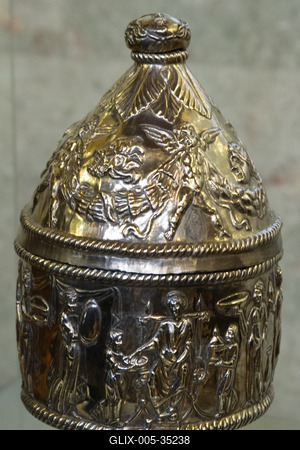 Sajtótájékoztató a Seuso kincsek visszaszerzéséről-stock-foto