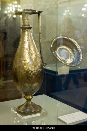 Sajtótájékoztató a Seuso kincsek visszaszerzéséről-stock-foto