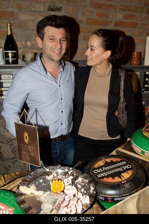 Gasztronómiai bemutató a Symbol étteremben-stock-foto