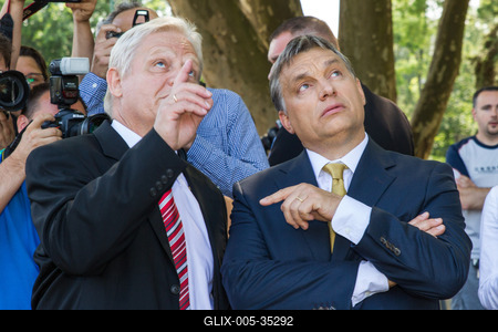 A felújított margitszigeti szőkőkút átadása-stock-foto