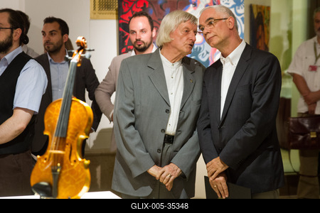 Free-Pressionisták kiállítás megnyitója-stock-foto