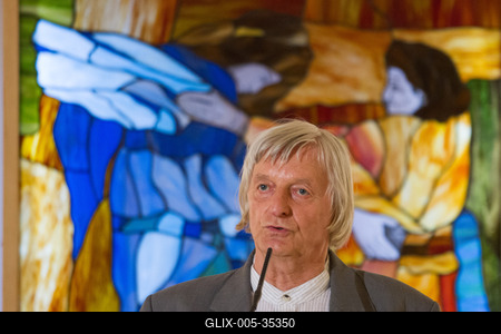 Free-Pressionisták kiállítás megnyitója-stock-foto