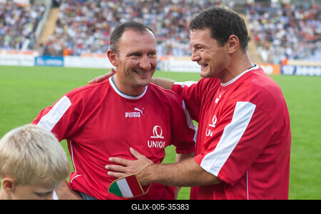 Forma 1 - All Stars mérkőzés-stock-foto