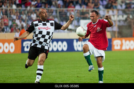 Forma 1 - All Stars mérkőzés-stock-foto