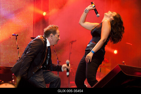 Gesztivál a Szigeten-stock-foto