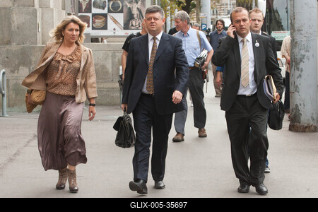 Feljelentést tett a Nemzeti Jogvédő Alapítvány-stock-foto