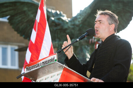 A Magyar Gárda megalakulását ünnepelte a Jobbik-stock-foto