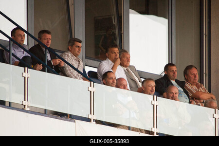 Videoton - Székesfehérvár labdarugó mérkőzés-stock-foto